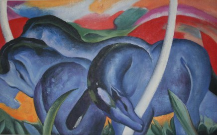 Franz Marc - Die grossen blauen Pferde (1911)