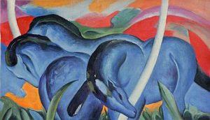 Franz Marc - Die grossen blauen Pferde (1911)