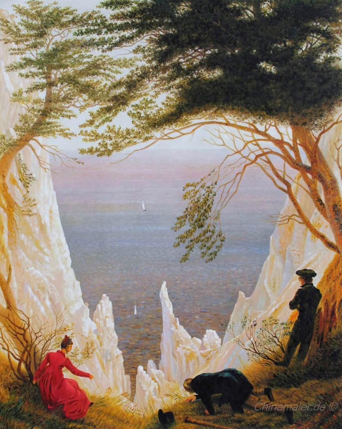 reidefelsen auf Rügen- Caspar David Friedrich von1818