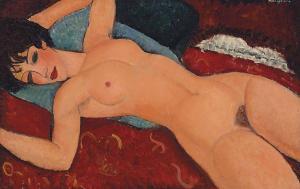 Liegender Akt von Amedeo Modigliani